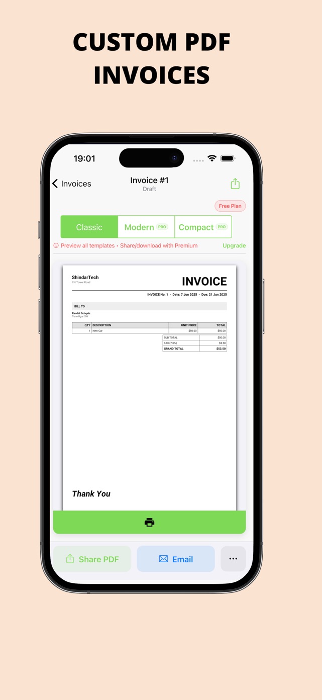 Invoice Maker — MapleFlow screenshot 4